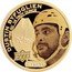 Cook Islands 25 Dollars (Elizabeth II Dustin Byfuglien) DUSTIN BYFUGLIEN .9999 FINE AU 1/4 TROY OUNCE UPPER D E C K 46/100 coin reverse