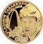 Cook Islands 25 Dollars (Elizabeth II Vladimir Tarasenko) VLADIMIR TARASENKO .9999 FINE AU 1/4 TROY OUNCE UPPER D E C K 77/100 coin reverse