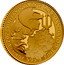UK 25 Pounds (Britannia and Liberty) GD JFM BRITANNIA AND LIBERTY 2024 1/4OZ 9999 FINE GOLD coin reverse