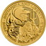 UK 25 Pounds Charles III Britannia and Liberty 2024  Bullion BRITANNIA AND LIBERTY 2024 1/4 OZ 9999 FINE GOLD coin reverse