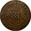 Brazil 40 Reis Joao Prince Regent to Goias and Mato Grosso 1818 R JOANNES D G PORT ET BRAS P REGENS X L 1818 coin obverse
