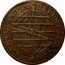 Brazil 40 Reis Joao Prince Regent to Goias and Mato Grosso 1818 R PECUNIA. TOTUM CIRCUMIT. ORBEM coin reverse