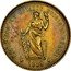 Brazil 40 Reis Pattern Coin 1889 KM# PnA171 REPUBLICA DOS ESTADOS UNIDOS DO BRAZIL 1889 ENSAIO MONº coin obverse