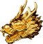 Samoa 5 Dollars ((Dragon head))  coin reverse