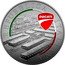 Italy 5 Euro Ducati Panigale 2024 R DUCATI REPUBBLICA ITALIANA coin obverse