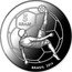 Brazil 5 Reais FIFA World Cup. Mascot 2014 Proof KM# 701 5 REAIS BRASIL 2014 coin obverse