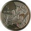 Brazil 5 Reais Olympic Games in Rio. Beach Volleyball. Chorinho 2015 Proof KM# 715 5 REAIS 2015 coin reverse