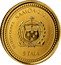 Samoa 5 Tala Jesus the Teacher. Sermon on the Mount 2023 FA'AVAE I LE ATUA SAMOA 5 TALA SAMOA 2023 1/5 TROY OUNCE 9999 FINE GOLD coin obverse