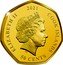 Cook Islands 50 Cents Elizabeth II Golden Snitch 2021  Prooflike ELIZABETH II 2021 COOK ISLANDS IRB 50 CENTS coin obverse