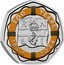 UK 50 Pence Charles III RNLI 2024  BU 200 YEARS RN LI 1824 2024 JB coin reverse