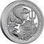 UK 500 Pounds Charles III Britannia & Liberty 2024  Proof BRITANNIA AND LIBERTY 2024 1KILO 999 FINE SILVER coin reverse