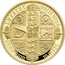 UK 5000 Pounds (Elizabeth II Gothic Crown Quartered Arms.) TUEATUR UNITA DEUS W W HONI SOIT QUI MAL Y PENSE ANNO DOM MMXXI coin reverse