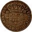 Brazil 640 Reis (Pedro II Pattern) PETRVS. II. D. G. PORTVG. REXD. BR. 640 1695 coin obverse