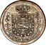 Brazil 6400 Reis (Pedro I Coronation Pattern Strike) KM# Pn20 IN HOC SIGNO VINCES coin reverse