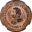 Brazil 6400 Reis (Pedro I Pattern Strike) KM# Pn31 PETRUS I D G CONST IMP ET PERP BRAS DEF 1828 R coin obverse