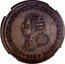 Brazil 6400 Reis (Pedro I Pattern Strike) KM# Pn25 PETRUS I D G CONST IMP ET PERP BRAS DEF 1825 R coin obverse
