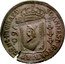 Brazil 960 Reis Countermark Juliana 1835 X# 81 JOANNES D G PORT P REGENS ET BRAS D 960 18 13 REP.JULIANA coin obverse
