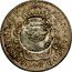 Brazil 960 Reis (Opening of Santos Dumont Museum) X# CC13.2 JOANNES D G PORT REGENS ET BRAS D 18 15 960 REGIONAL AIR NAVIGATION MEETING PAULO II SAM/SAT coin obverse