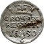 Poland Groschen Johann Casimir 1650 KM# 85 GROS ARG REGNI P 16 50 coin reverse