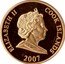 Cook Islands One Dollar Elizabeth II William IV 2007  ELIZABETH II COOK ISLANDS 2007 coin obverse