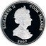 Cook Islands One Dollar (HMS Victory) KM# 733 ELIZABETH II COOK ISLANDS 2007 coin obverse