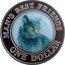 Cook Islands One Dollar Man's Best Friend 2003 MAN'S BEST FRIENDS ONE DOLLAR coin reverse
