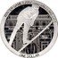 Cook Islands One Dollar (Ski jumping. Winter games 2002) WINTER GAMES 2002 SALT LAKE CITY ONE DOLLAR coin reverse