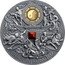 Niue Ten Dollars Charles III Shaolin Kung Fu 2024 XXI Antiqued SHAOLIN KUNG FU coin reverse
