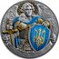 Niue Ten Dollars Charles III St. Michael. The Patron of Kyiv 2024 XXI Antiqued ST. MICHAEL THE ARCHANGEL coin reverse