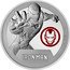 Niue Two Dollars (Iron Man. Coloured) IRON MAN 1 OZ 999 FINE SILVER ©MARVEL coin reverse