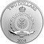 Niue Two Dollars (Perseus with Medusa Head) TWO DOLLARS PUBLIC SEAL OF NIUE ATUA NIUE TUKULAGI 2024 coin obverse
