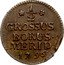 Poland 1/2 Grossus Frederick William II 1796 B C# 2 1/2 GROSSUS BORUSS MERID 1796 coin reverse