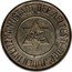 Poland 10 Pfennig Lodz Ghetto 1942 KM# Tn5 DER AELTESTE DER JUDEN IN LITZMANNSTADT 1942 coin obverse