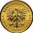 Poland 10 Zlotych Circulation Coin 1990 MW Y# 152.2 POLSKA RZECZPOSPOLITA LUDOWA MW 1989 coin obverse
