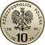 Poland 10 Zlotych 100th Anniversary of Organized Peasant Movement 1995 Proof Y# 305 RZECZPOSPOLITA POLSKA MW 1995 ZŁ 10 ZŁ coin obverse