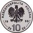 Poland 10 Zlotych Sigismund III Vasa 1998 Proof Y# 337 RZECZPOSPOLITA POLSKA MW 1998 ZŁ 10 ZŁ coin obverse