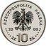 Poland 10 Zlotych Jan II Kazimierz 2000 Proof Y# 400 RZECZPOSPOLITA POLSKA MW 2000 ZŁ 10 ZŁ coin obverse