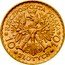 Poland 10 Zlotych 900th Anniversary of the Death of Boleslaw Chrobry ND (1925) (w) Y# 32 RZECZPOSPOLITA POLSKA 10 ZŁOTYCH 10 coin obverse