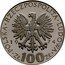 Poland 100 Zlotych 40th Anniversary of the Death of Maria Sklodowska Curie 1974 MW Proof Y# 71 POLSKA RZECZPOSPOLITA LUDOWA 19 74 MW ZŁ 100 ZŁ coin obverse