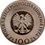 Poland 100 Zlotych 500th Anniversary Birth of Mikolaj Kopernik 1974 MW Proof Y# 68 POLSKA RZECZPOSPOLITA LUDOWA 19 73 ZŁ 100 ZŁ coin obverse