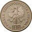 Poland 100 Zlotych Buffalo 1977 MW Proof Y# 87 POLSKA RZECZYPOSPOLITA LUDOWA 19 77 MW ZŁ 100 ZŁ coin obverse
