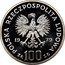 Poland 100 Zlotych Lynx 1979 MW Proof Y# 104 POLSKA RZECZPOSPOLITA LUDOWA 19 79 MW ZŁ 100 ZŁ coin obverse