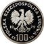 Poland 100 Zlotych 120th Anniversary of the Birth of Ludwik Zamenhof 1979 MW Proof Y# 103 POLSKA RZECZYPOSPOLITA LUDOWA 19 79 MW ZŁ 100 ZŁ coin obverse