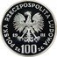 Poland 100 Zlotych Horse 1981 MW Proof Y# 126 POLSKA RZECZPOSPOLITA LUDOWA 19 81 MW ZŁ 100 ZŁ coin obverse
