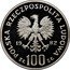 Poland 100 Zlotych White Stork 1982 MW Proof Y# 141 POLSKA RZECZPOSPOLITA LUDOWA 19 82 MW ZŁ 100 ZŁ coin obverse