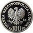 Poland 100 Zlotych Bear 1983 MW Proof Y# 147 POLSKA RZECZPOSPOLITA LUDOWA 19 83 MW ZŁ 100 ZŁ coin obverse