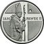 Poland 10000 Zlotych Pope John Paul II 1989 MW Proof Y# 237 JAN PAWEŁ II E coin reverse