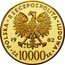 Poland 10000 Zlotych Visit of Pope Ioannes Paulus II 1982 CHI Proof Y# 140 POLSKA RZECZPOSPOLITA LUDOWA 19 82 CHI ZŁ 10000 ZŁ coin obverse