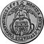 Poland 2 Ducat Thorn City. Michael Korybut 1671 HS KM# 51 MONETA AVREA CIVITATIS THORVNENSIS 1671 coin reverse