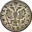 Poland 2 Grossus Russian Occupation of Eastern Prussia 1759 square tail C# 43 MONETA ARGENTEA coin obverse